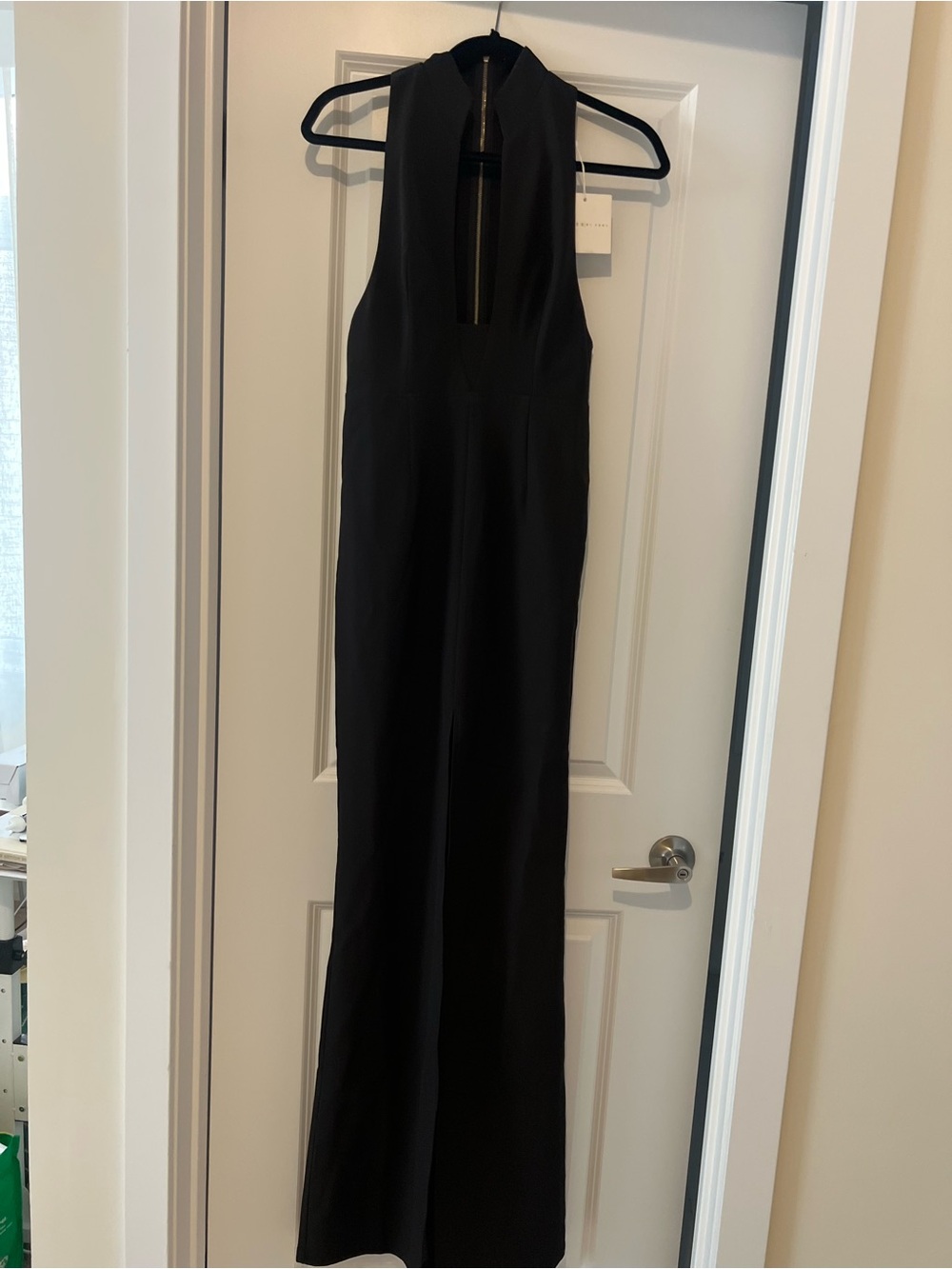 Abyss By Abby Black One-Shoulder Jumpsuit